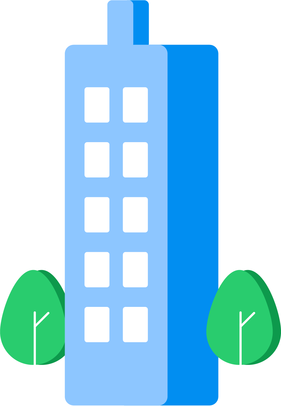 実績ビルイラスト１